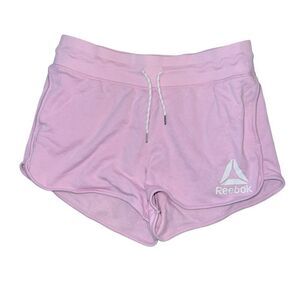 REEBOK Pink Drawstring Athletic Pant Size L
